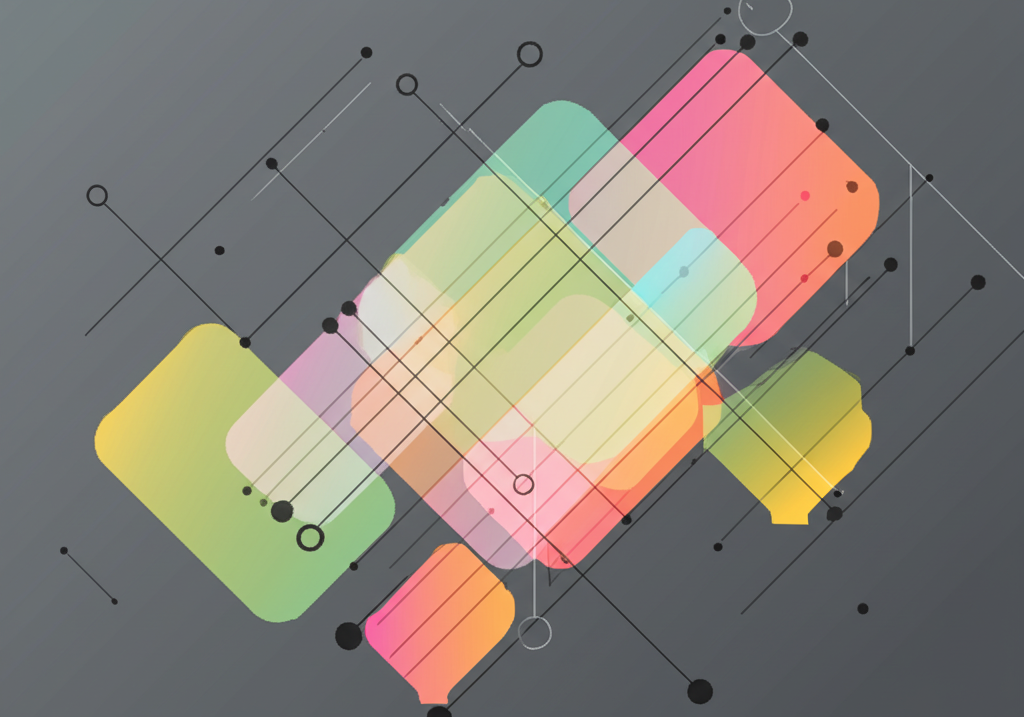 Abstract geometric pattern background