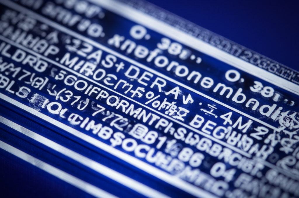 Close-up of tri-layer engraving precision