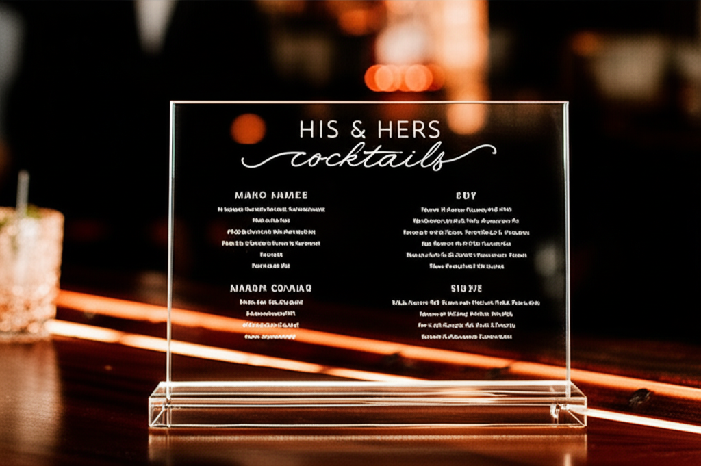 Custom Bar & Menu Signs
